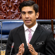 Syed Saddiq ketika berbahas mengenai isu Tabung Haji di Dewan Rakyat