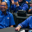 Datuk Seri Diraja Dr Zambry Abd Kadir bersama Datuk Seri Dr Ahmad Zahid Hamidi dalam program Barisan Nasional