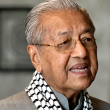 Tun Dr Mahathir Mohamad mengkritik pendirian Benjamin Netanyahu mengenai penubuhan negara Palestin