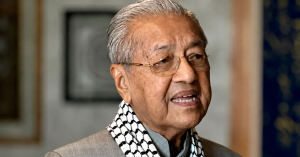 Tun Dr Mahathir Mohamad mengkritik pendirian Benjamin Netanyahu mengenai penubuhan negara Palestin