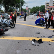 Anggota trafik dirempuh kereta selepas pemandunya melarikan diri daripada sekatan jalan raya di Ipoh.