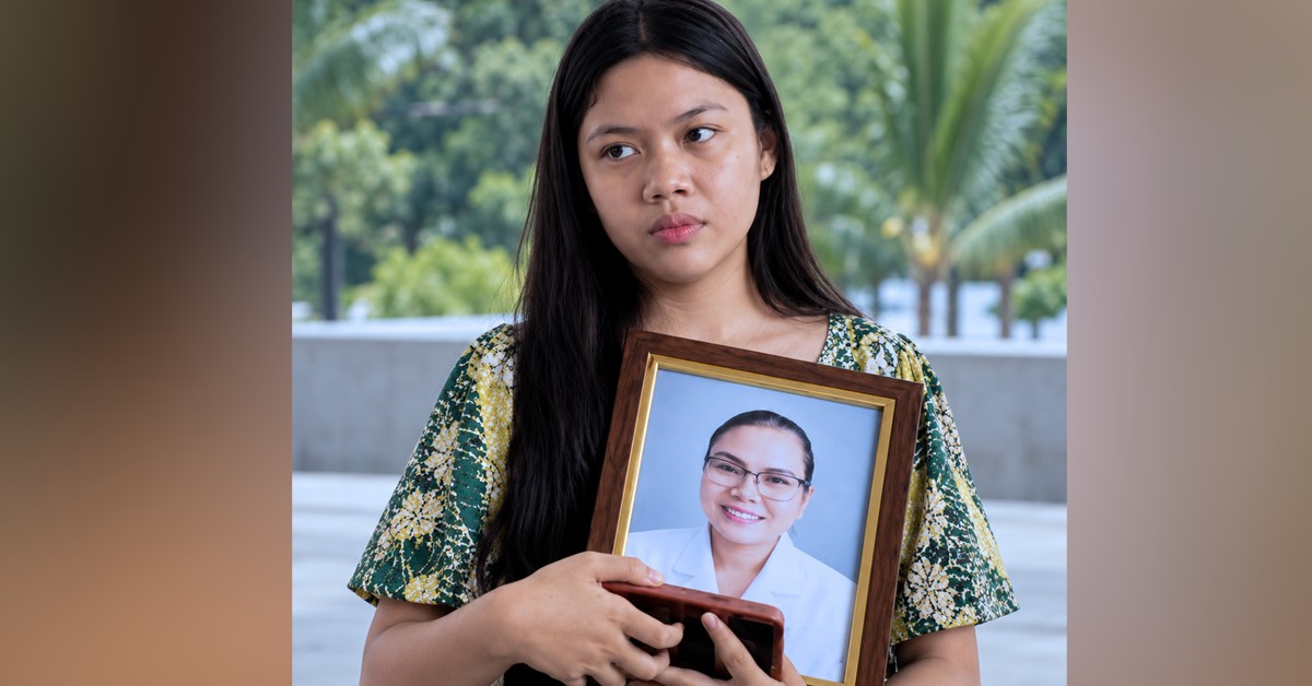 Euodia, anak mendiang jururawat SN Debra Moset yang berhasrat menjadi doktor demi ibunya