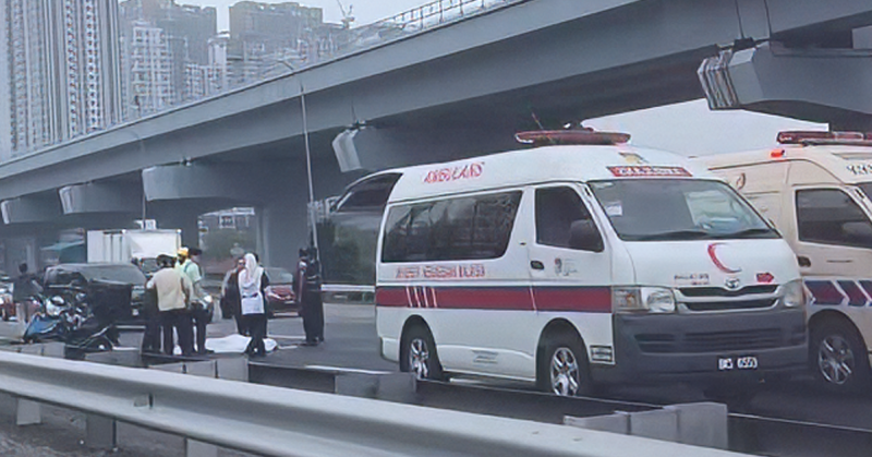 Kenyataan polis berhubung kemalangan maut membabitkan motosikal dan lori di Lebuhraya Cheras-Kajang.