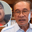 Muhammad Ammar Izdiyad memohon doa daripada Perdana Menteri Anwar Ibrahim sebelum menjalani pembedahan.