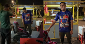 Dr Akmal Saleh membantu adik Marissa yang menghidap cerebral palsy menerusi sumbangan kerusi roda khas dan wang tunai.