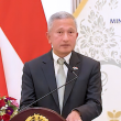 Menteri Luar Singapura Vivian Balakrishnan membincangkan isu jerebu dan kebakaran hutan Indonesia dalam sidang media di Jakarta.