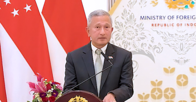 Menteri Luar Singapura Vivian Balakrishnan membincangkan isu jerebu dan kebakaran hutan Indonesia dalam sidang media di Jakarta.